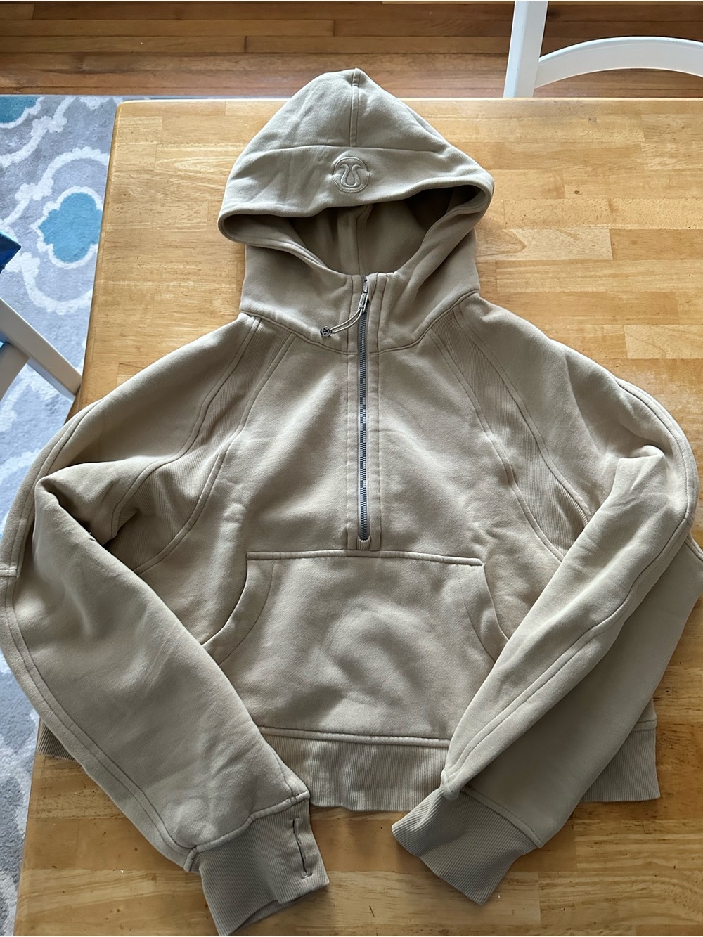 Lululemon half-zip crop scuba hoodie M/L